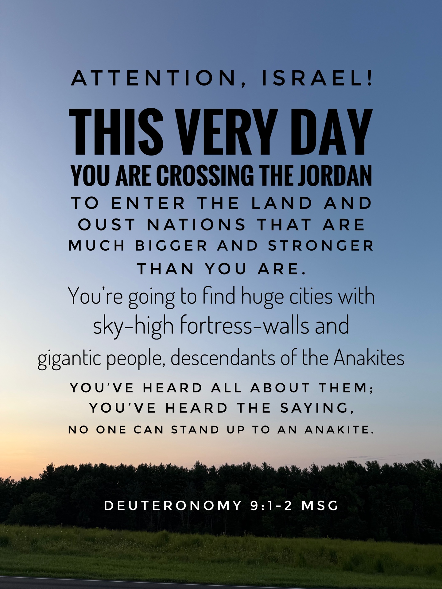 Deuteronomy 9:1-2