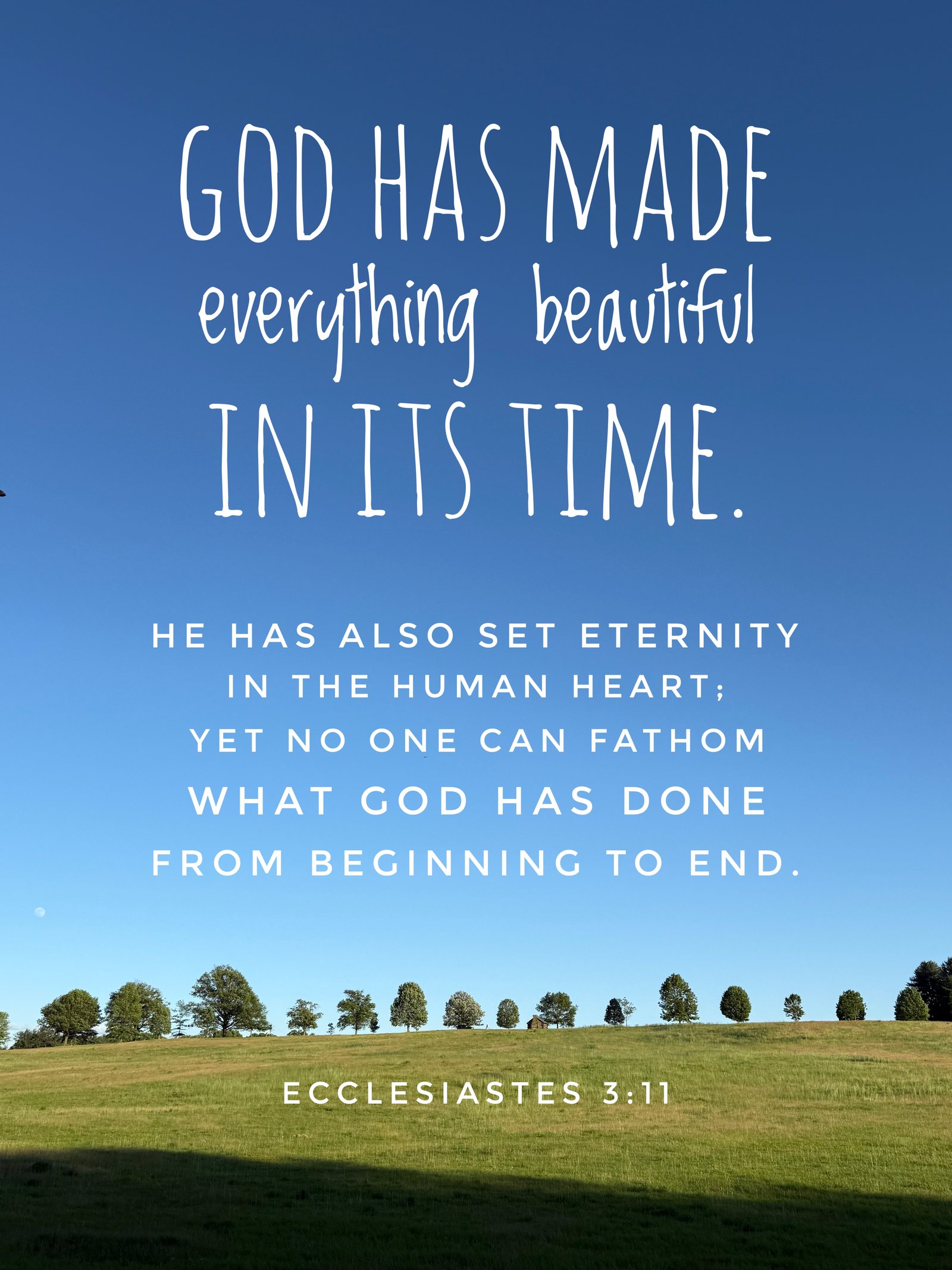 Ecclesiastes 3:11