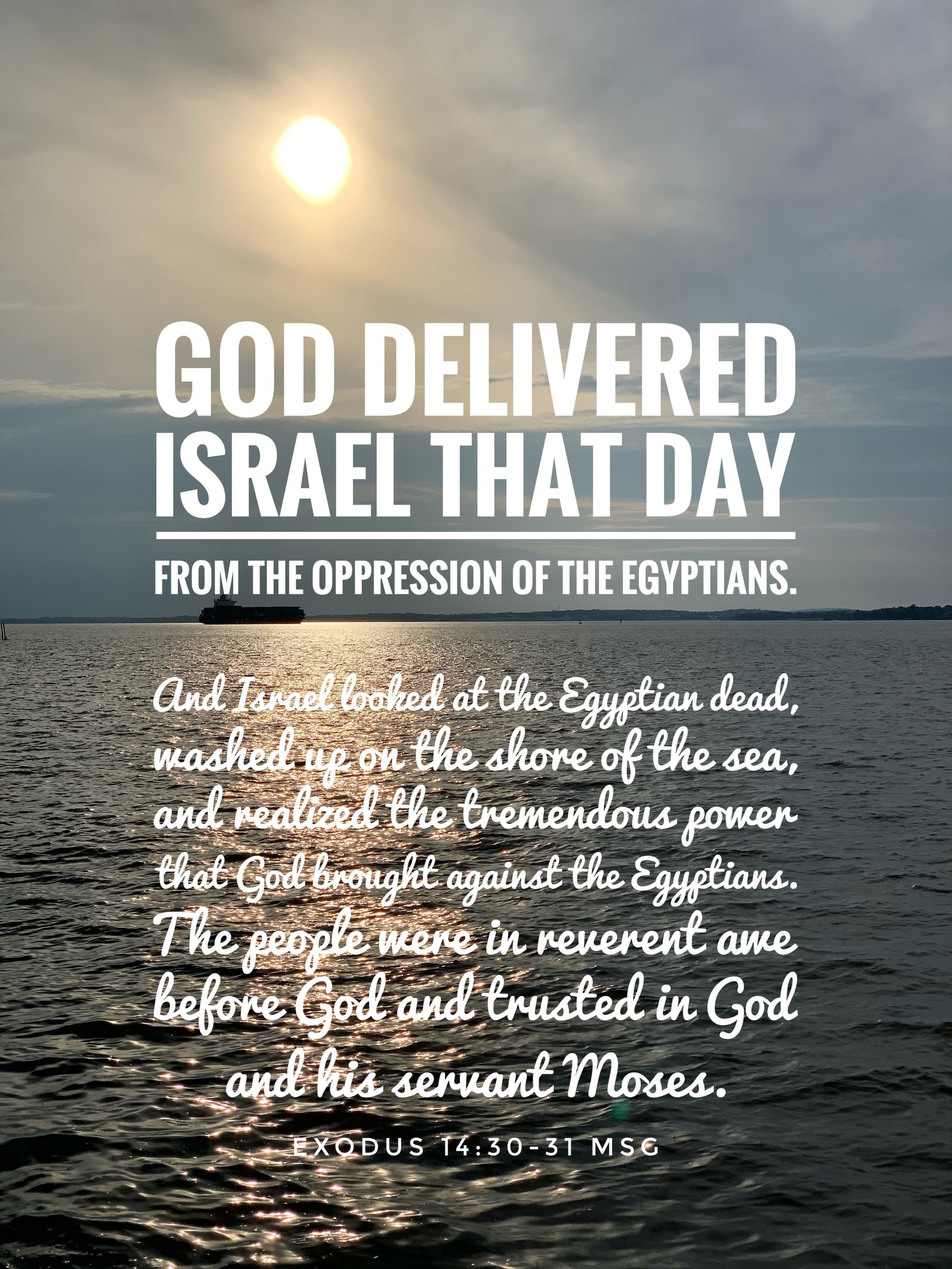 Exodus 14:30-31