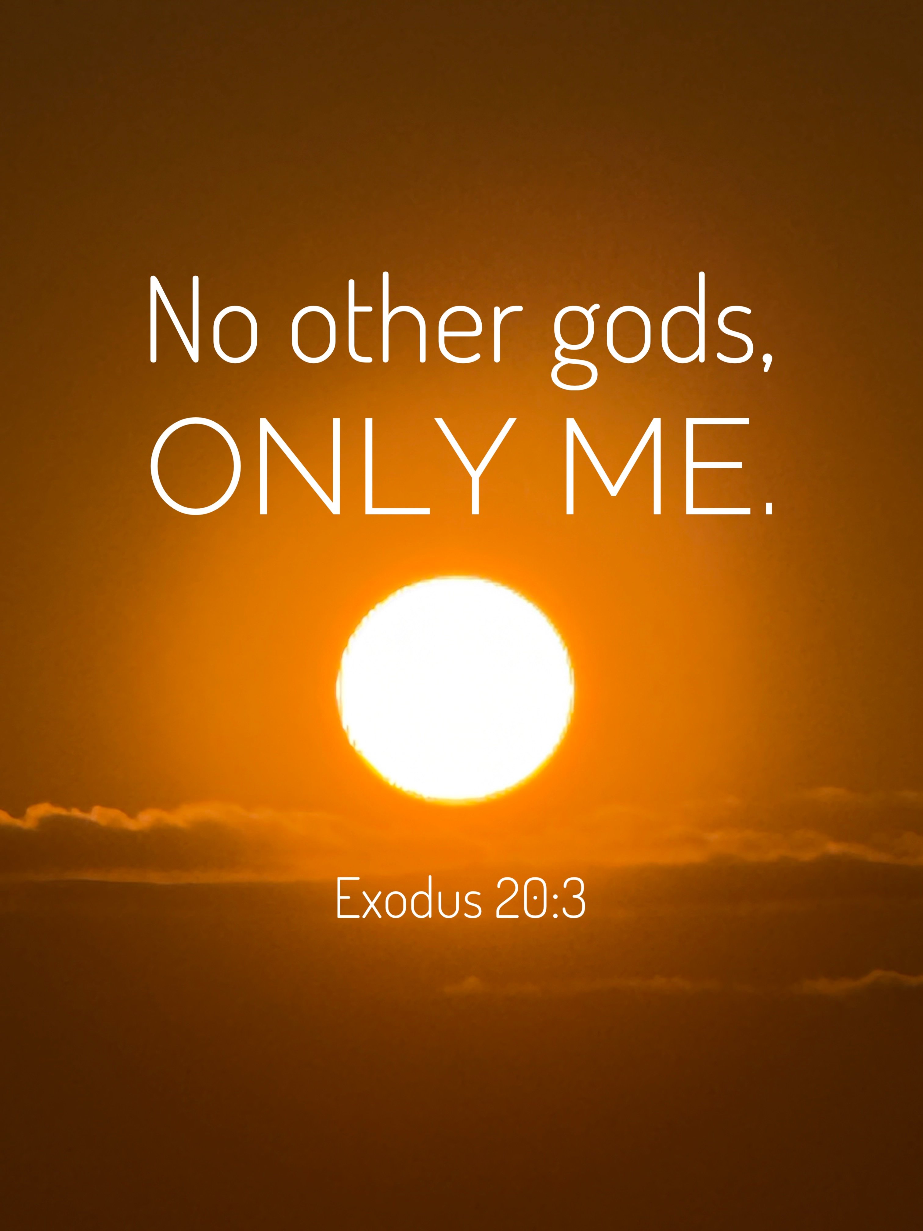 Exodus 20:3