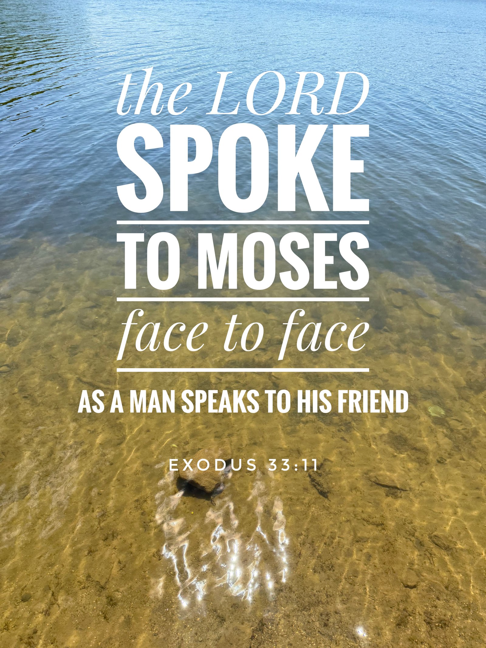 Exodus 33:11
