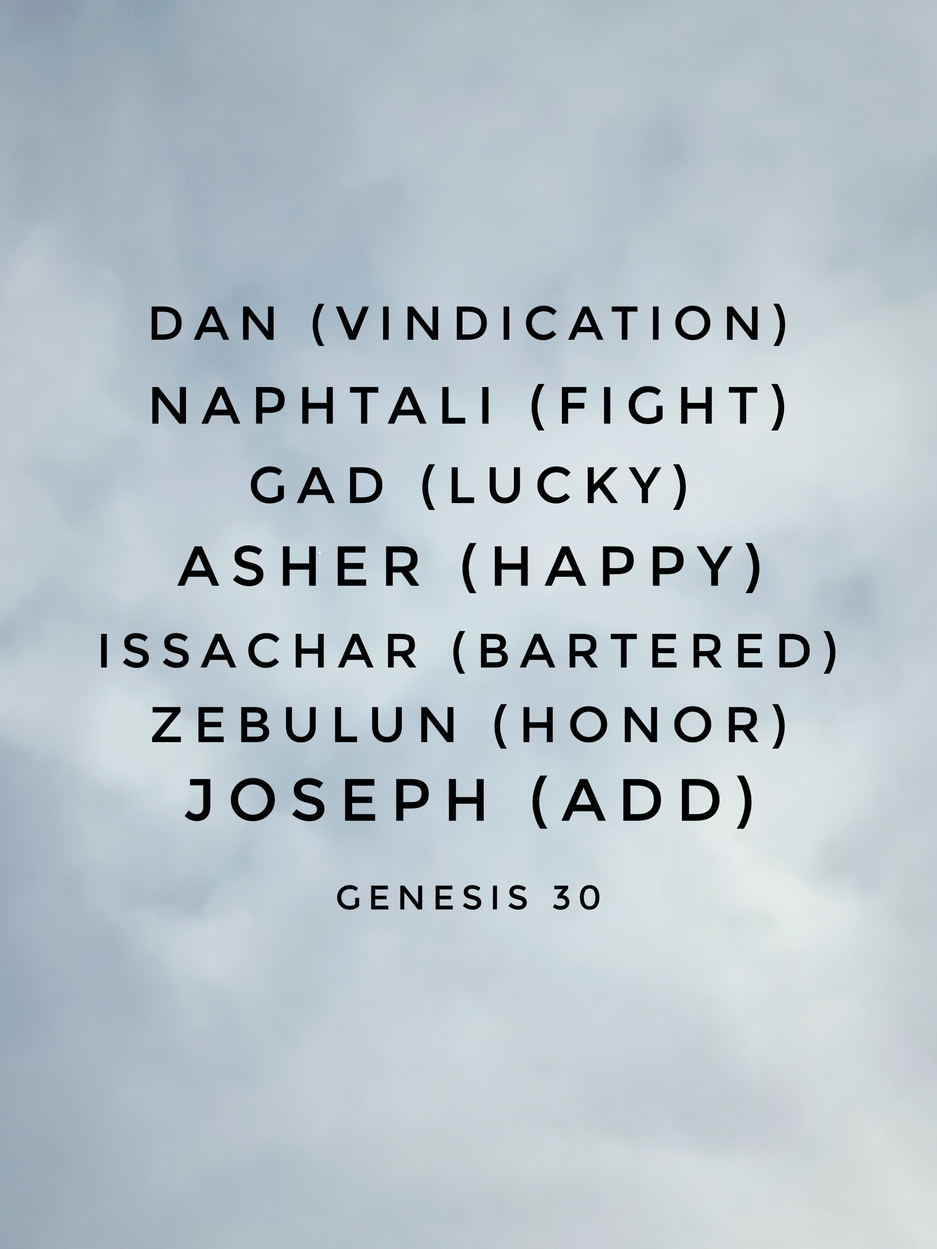 Genesis 30