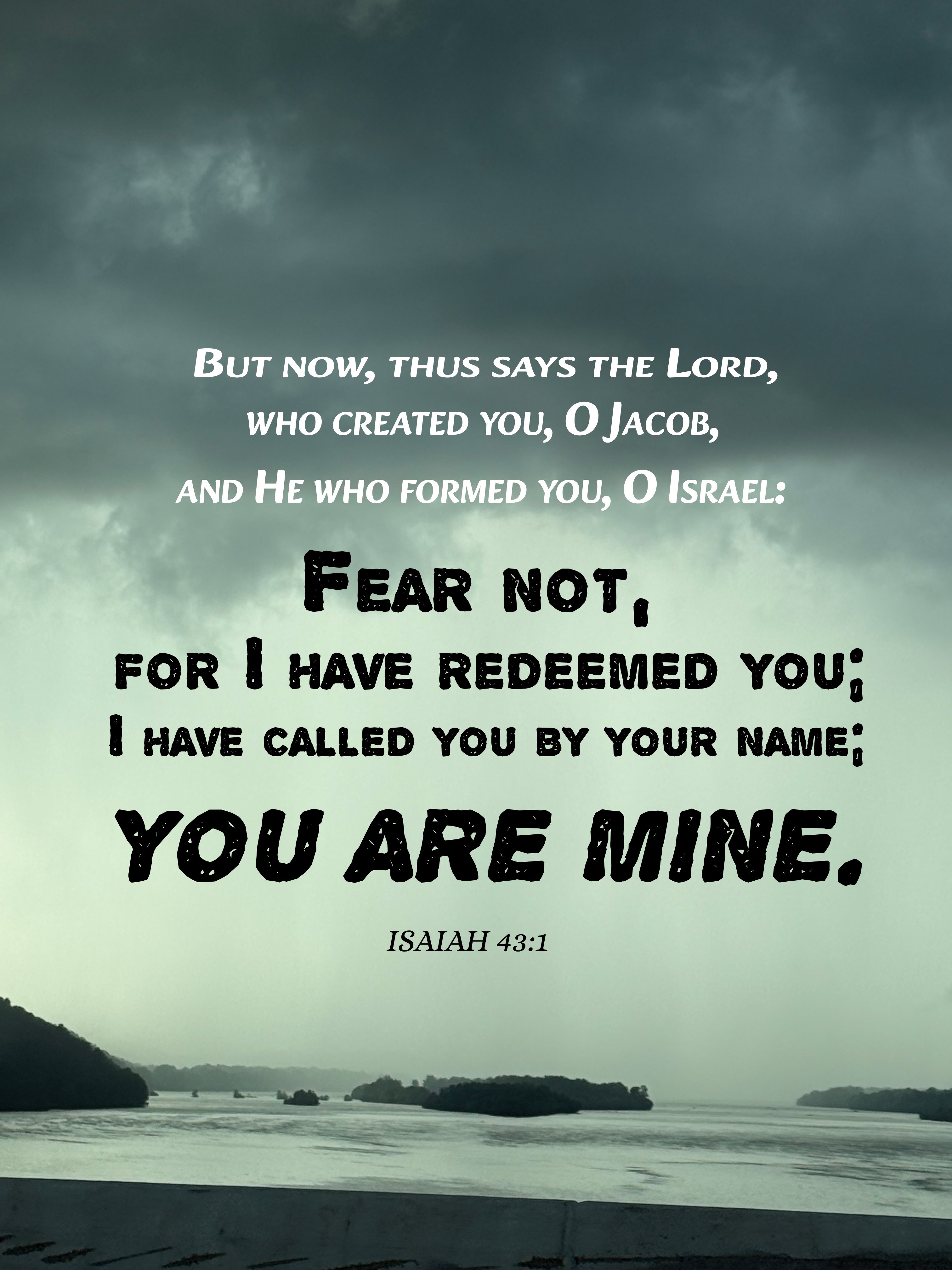 Isaiah 43:1