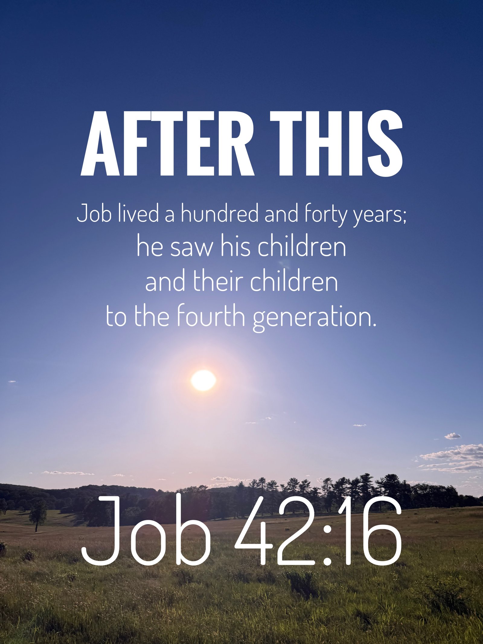Job 42:16
