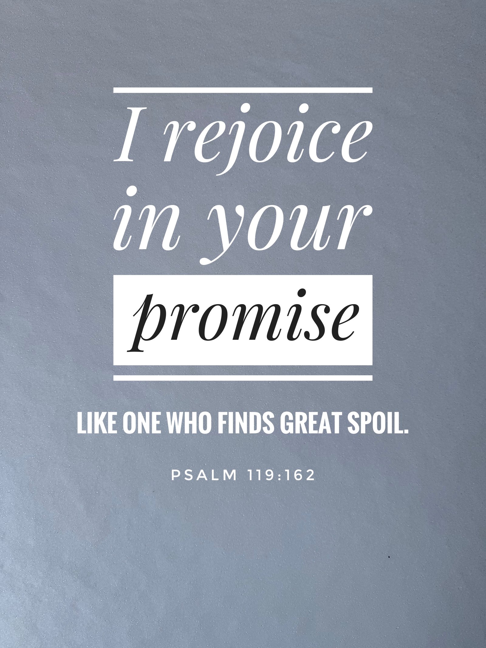 Psalm 119:162