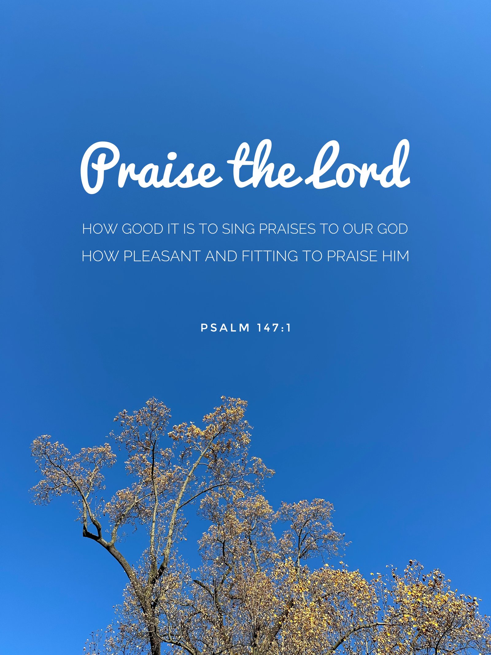 Psalm 147:1