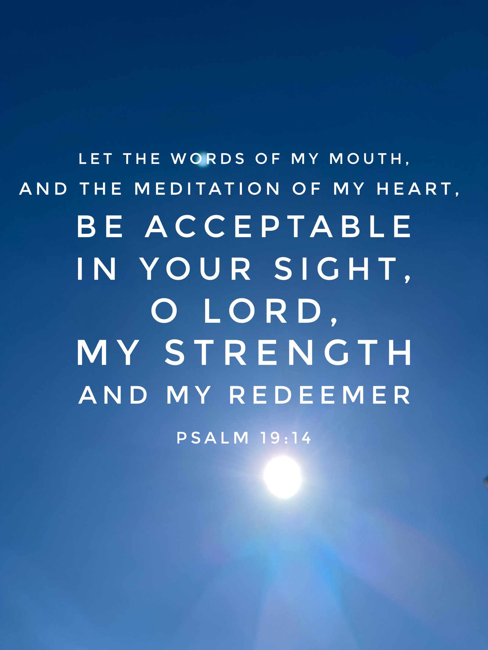 Psalm 19:14