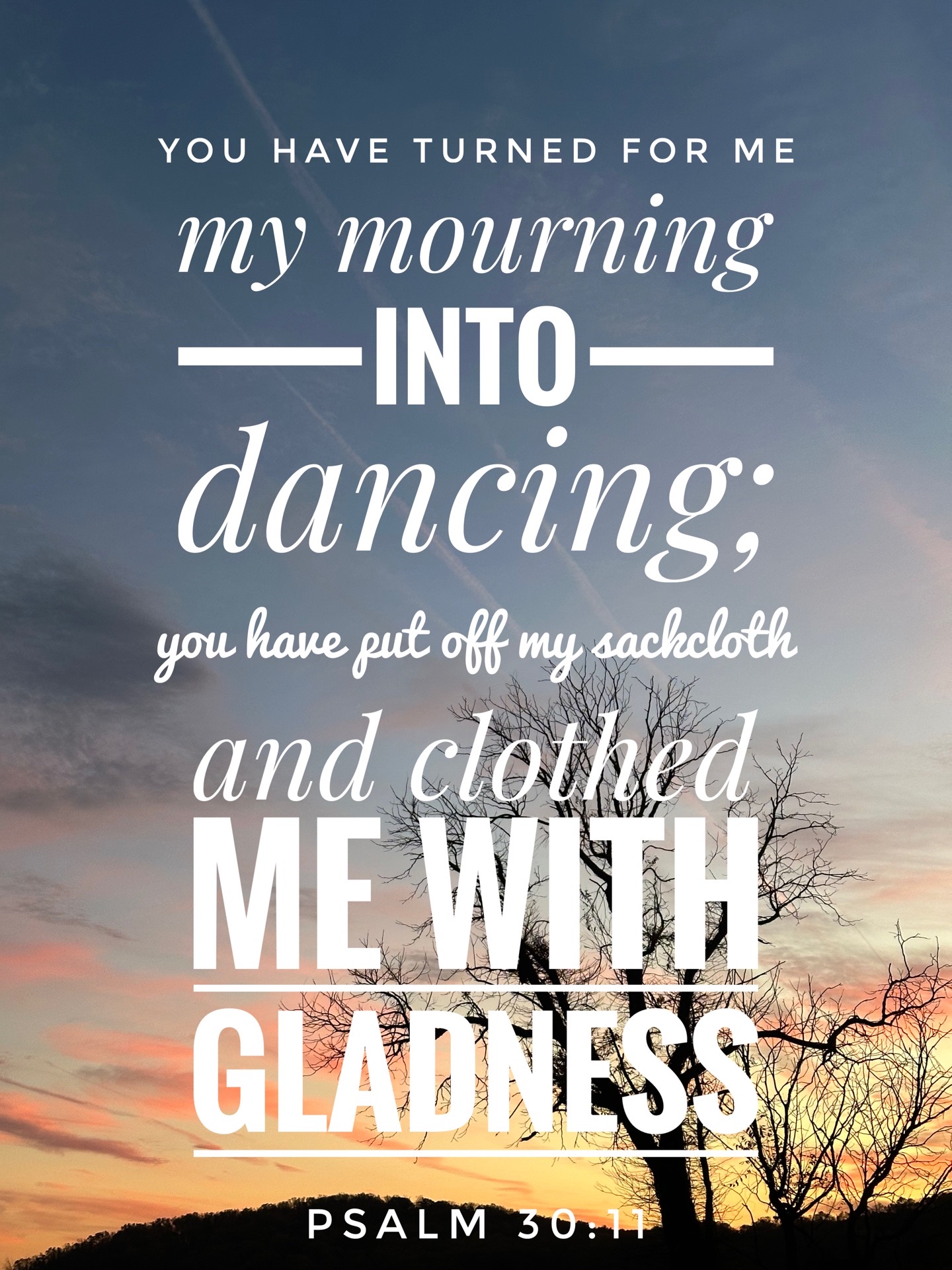 Psalm 30:11