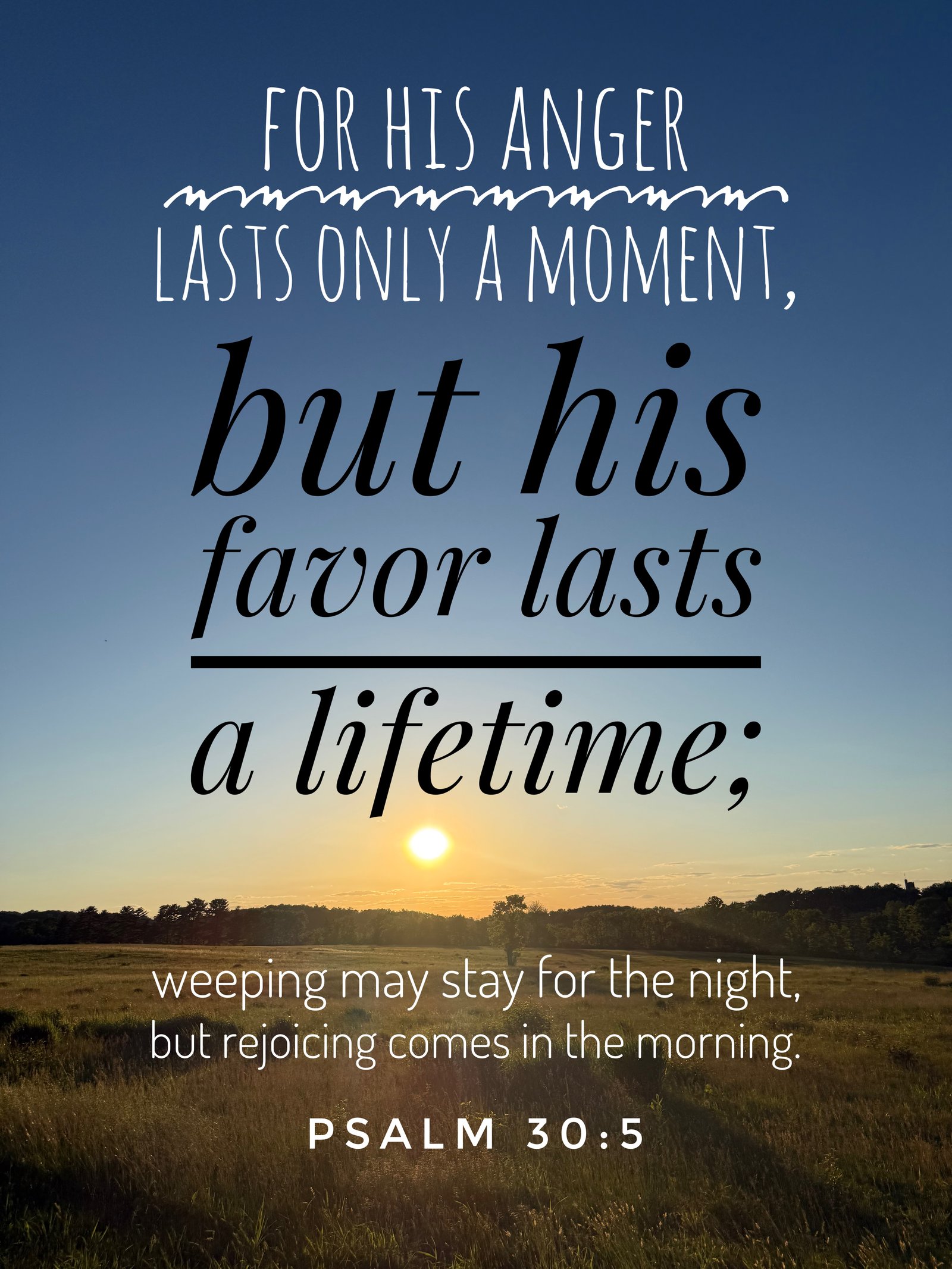 Psalm 30:5