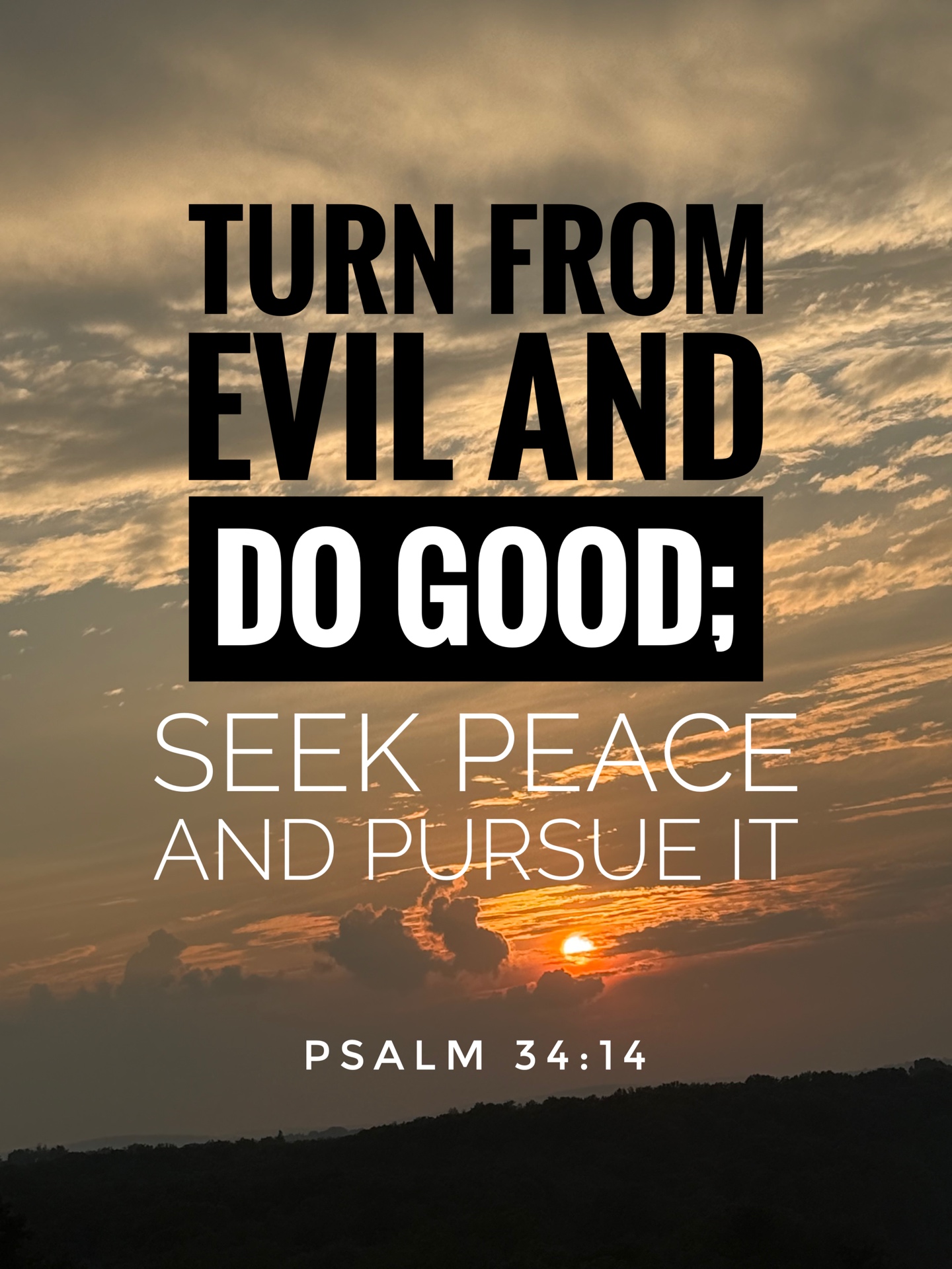 Psalm 34:14