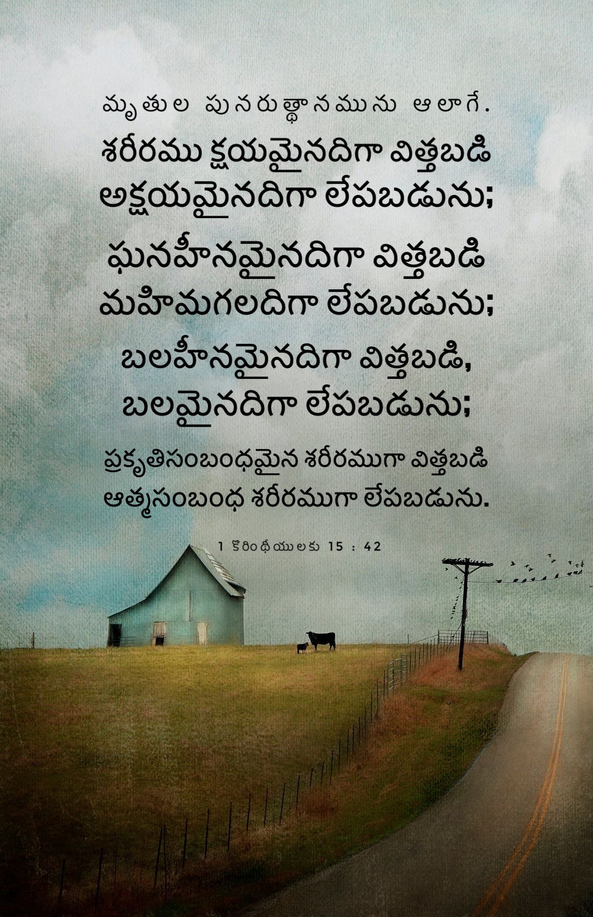 1 Corinthians 15:42-43