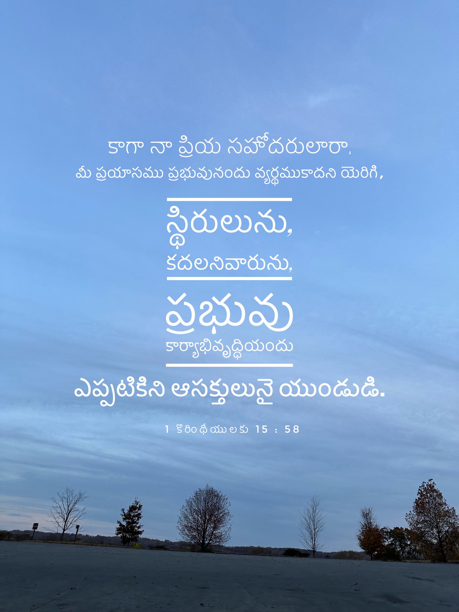 1 Corinthians 15:58