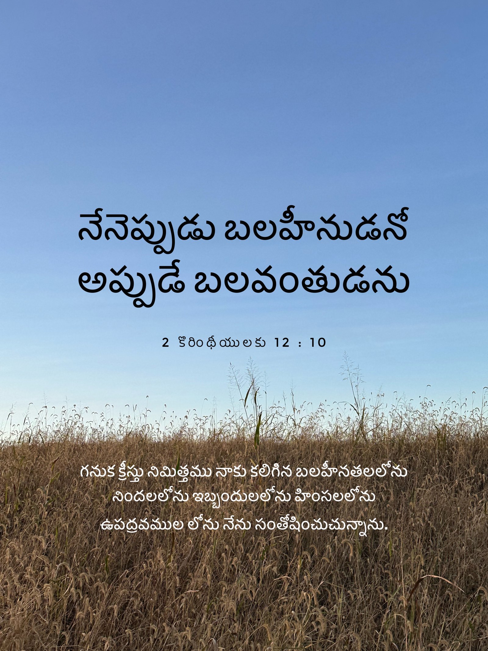 2 Corinthians 12:10