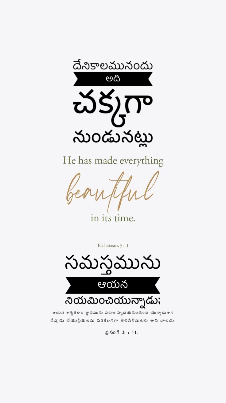 Ecclesiastes 3:11
