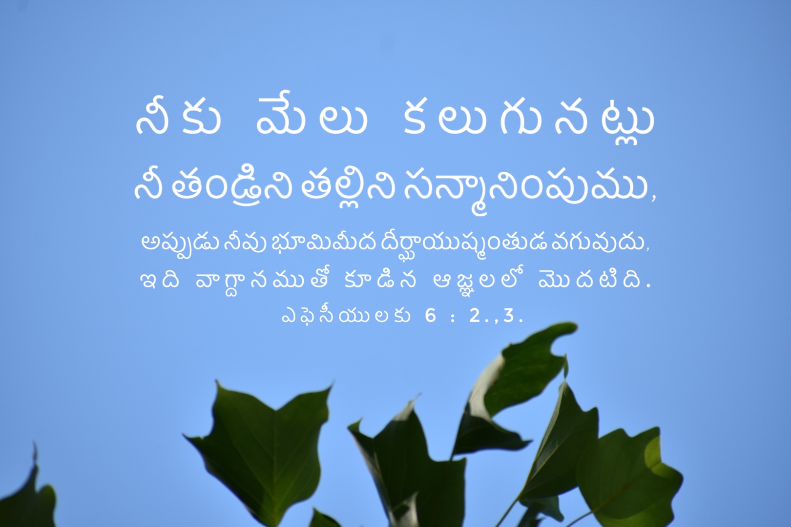 Ephesians 6:2-3