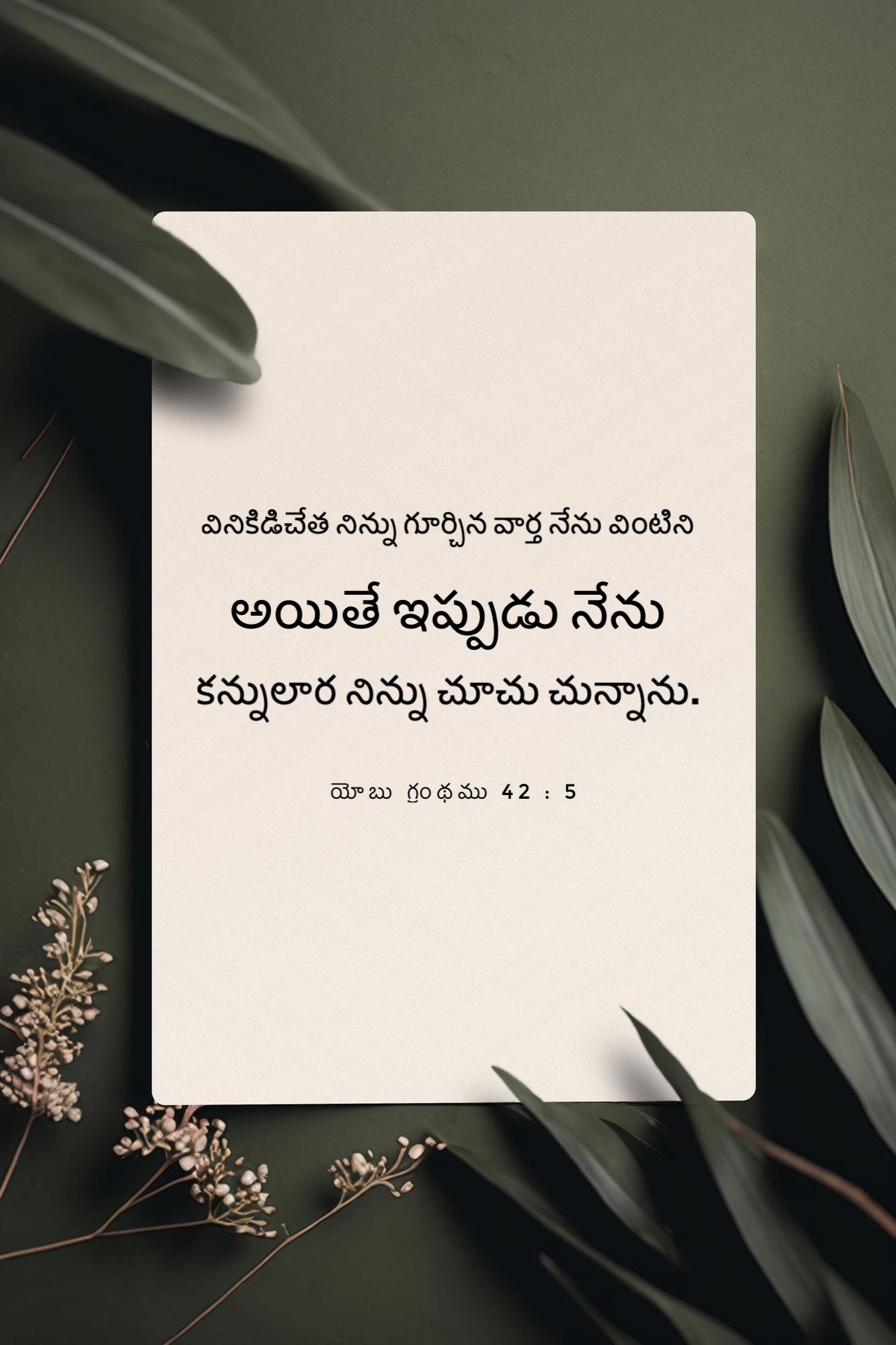 Job 42:5