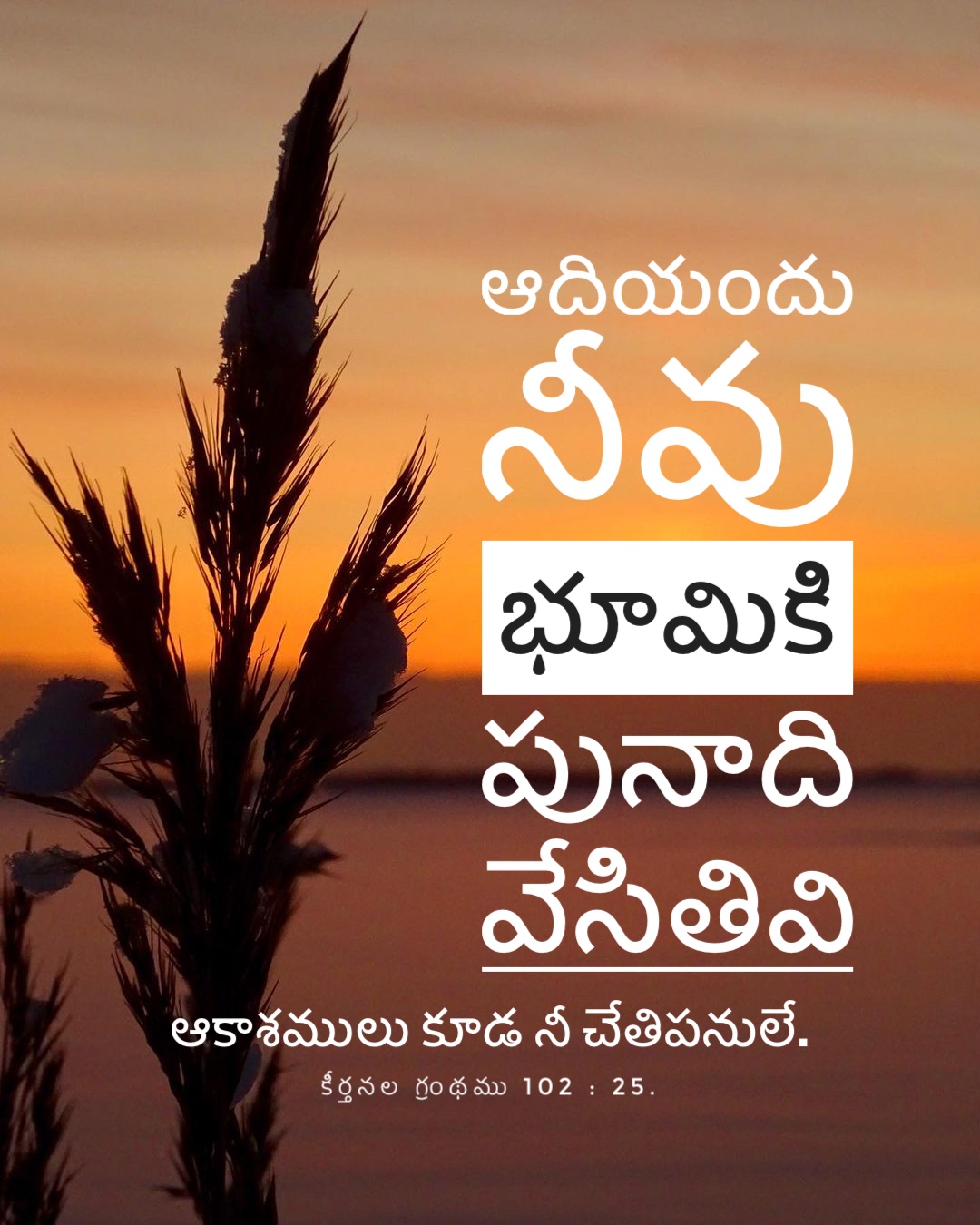 Psalm 102:25
