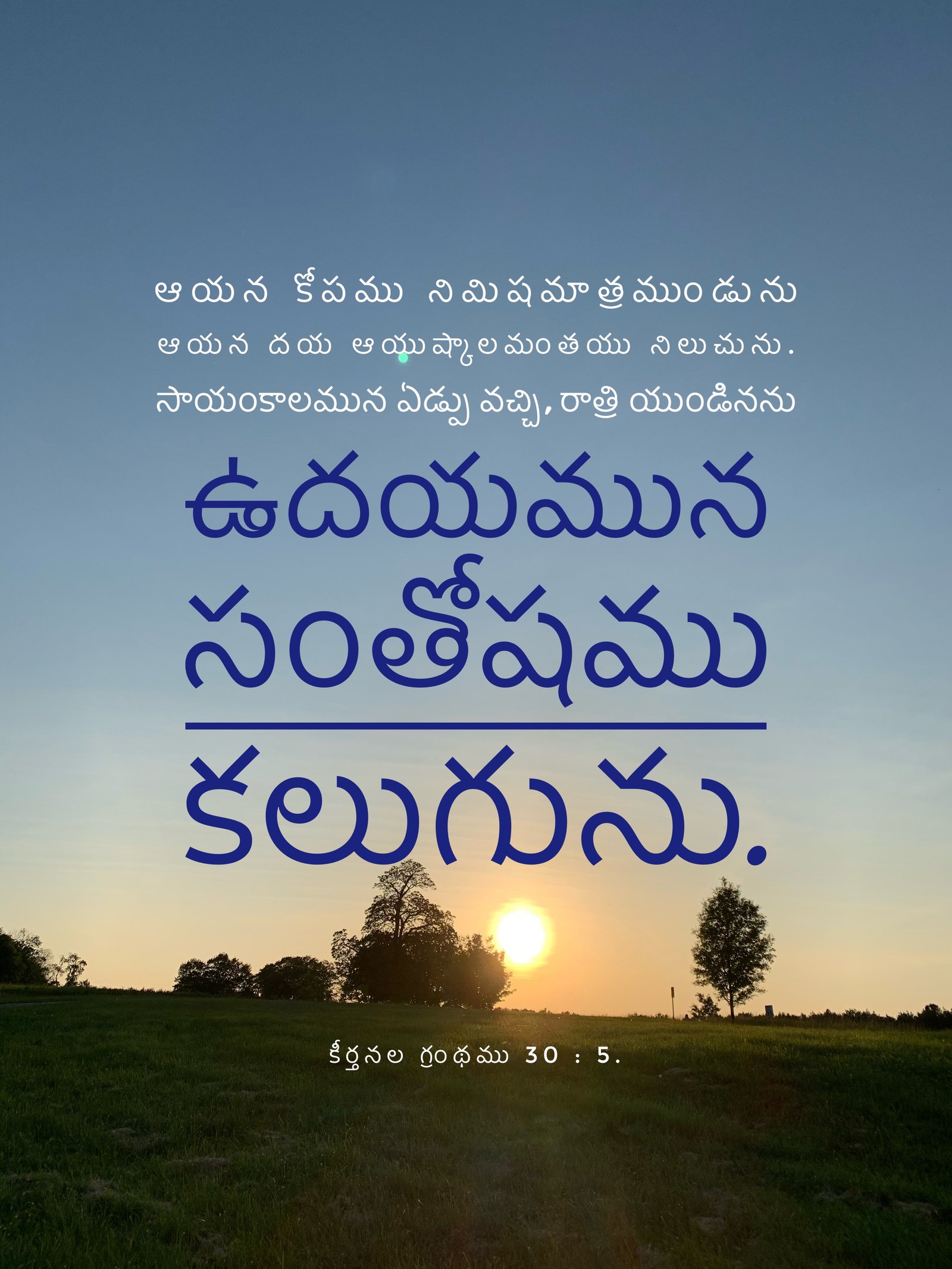 Psalm 30:5
