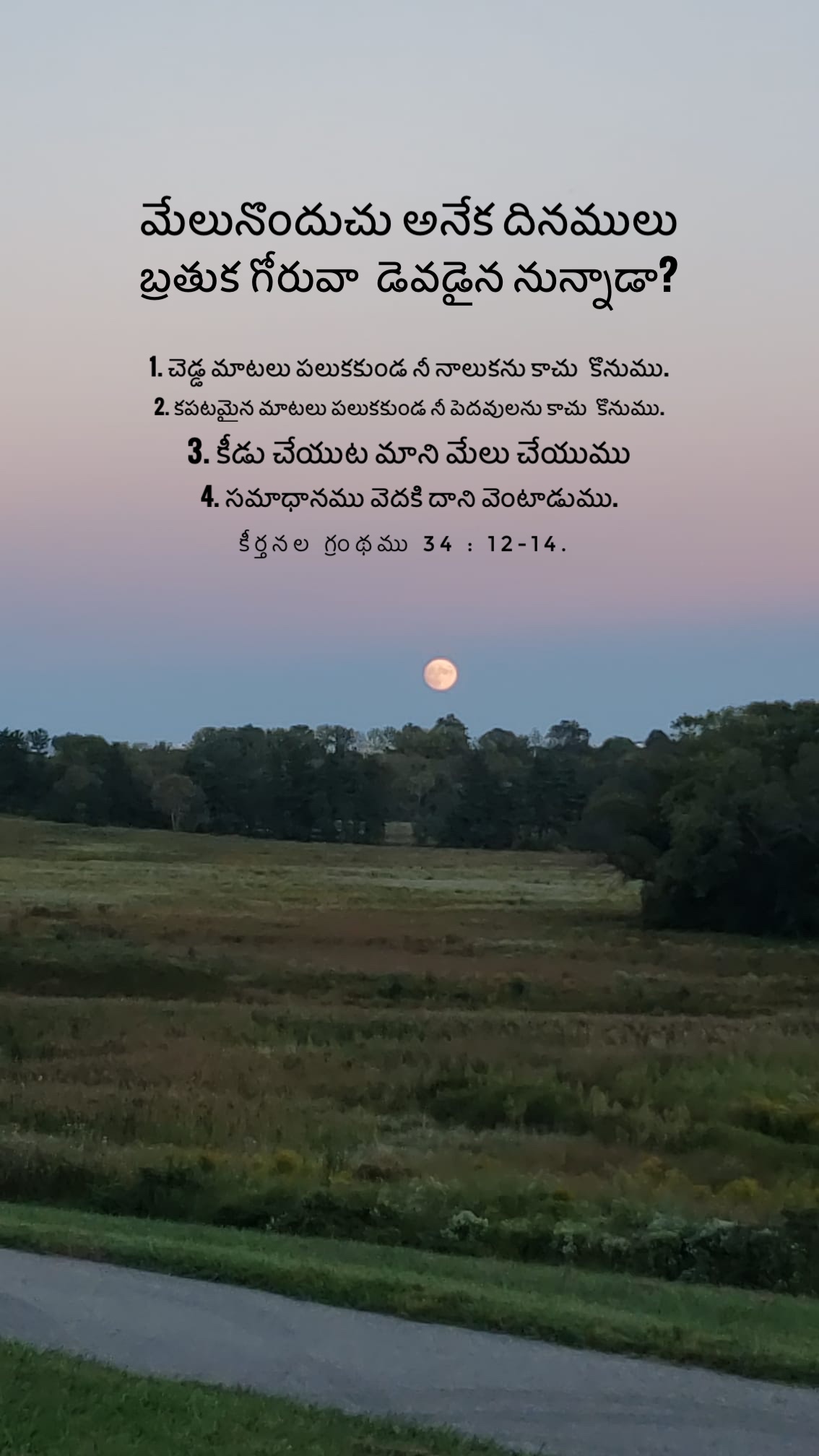 Psalm 34:12-14